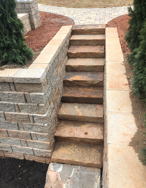 Outdoor Stone Stairs